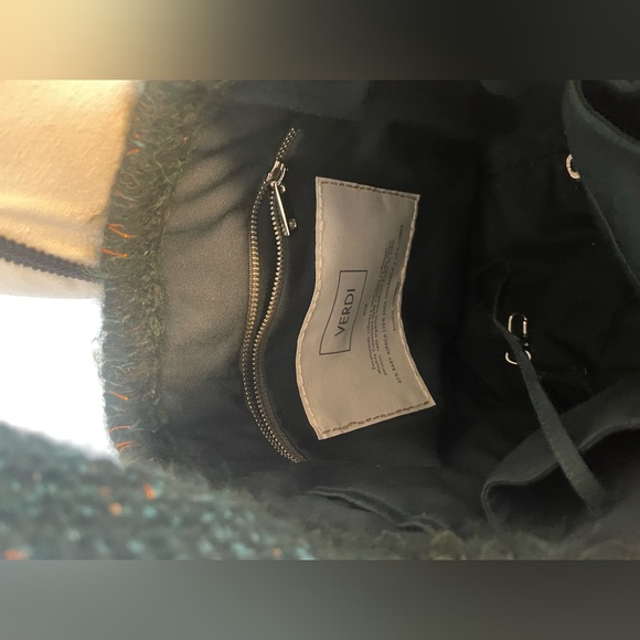 One of a kind handmade Verdi bag made of alpaca, copper and silk, from Colombia - Picture 6 of 8